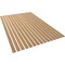 Ekena Millwork 94H x 3/8T Adjustable Wood Slat Wall Panel Kit w/ 3W Slats, Maple contains 15 Slats SWW60X94X0375MA - alternate 3